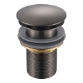 Gedy - CLICK-CLACK Waschbecken-Ablauf Ø 6,6 cm, metallicgrau