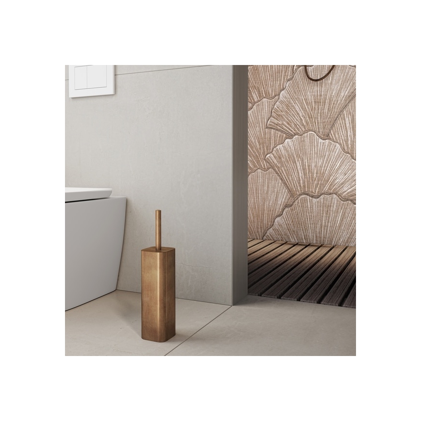 Gedy - Freistehende WC-Bürste JACK Bronze