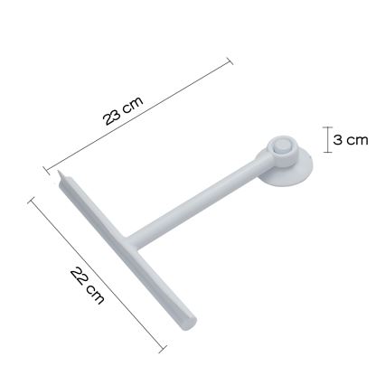 Gedy - Glasschaber GUMMY mattweiß