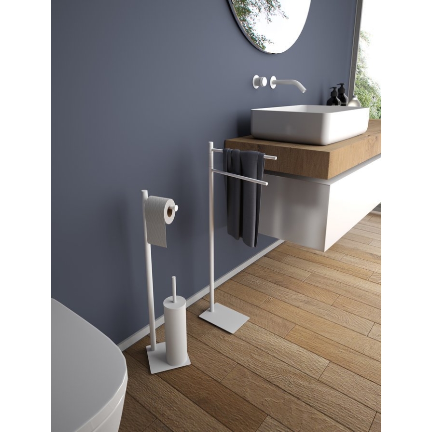 Gedy - Handtuchständer TRILLY 83,5 cm mattweiß