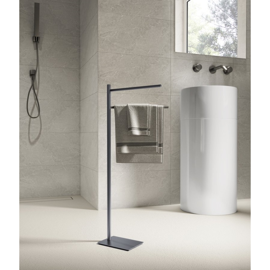 Gedy - Handtuchständer TRILLY 83,5 cm metallicgrau