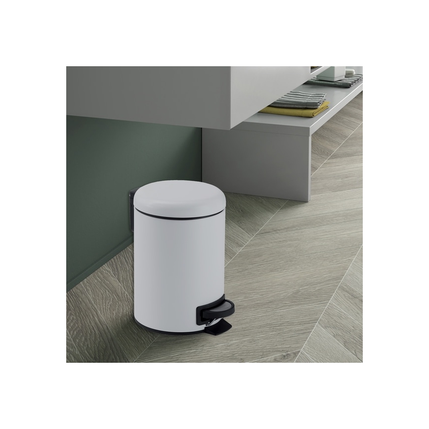 Gedy - Mülleimer POTTY 5 l Soft-Close weiß