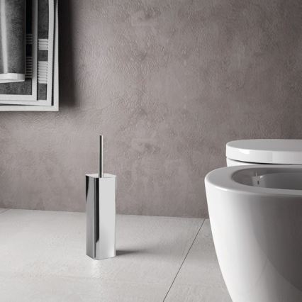 Gedy - Stehende WC-Bürste JACK, Hochglanz-Chrom