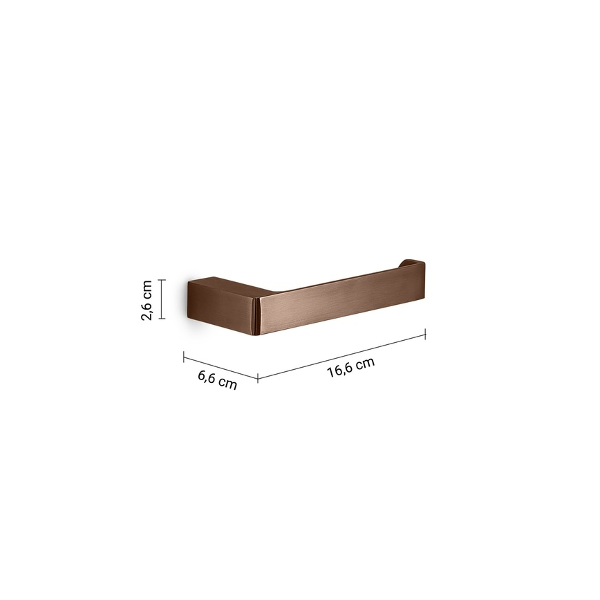 Gedy - Toilettenpapierhalter PIRENEI bronzefarben