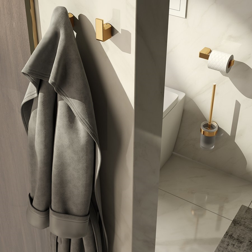 Gedy - Toilettenpapierhalter PIRENEI, goldfarben