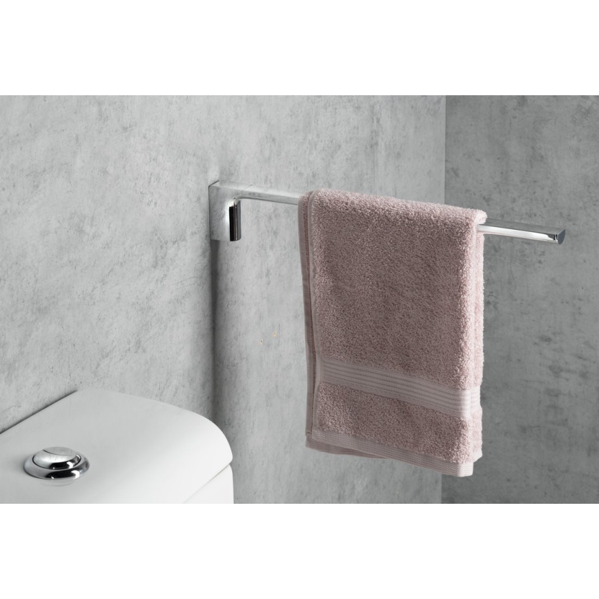 Gedy - Wandhaken für Handtücher PIRENEI, 6,6 x 41 cm, glänzender Chrom
