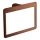 Gedy - Wandhandtuchhalter PIRENEI 15x23 cm bronzefarben