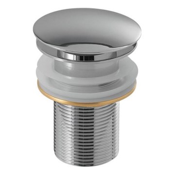Gedy - Waschbecken-Ablauf CLICK-CLACK Ø 6,6 cm, glänzender Chrom