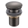 Gedy - Waschbecken-Ablauf CLICK-CLACK Ø 6,6 cm metallicgrau