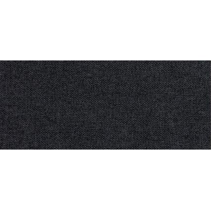 Gepolsterte, universell einsetzbare, ausziehbare U‑Sitzgarnitur mit Schlaffunktion YORK, grau/schwarz