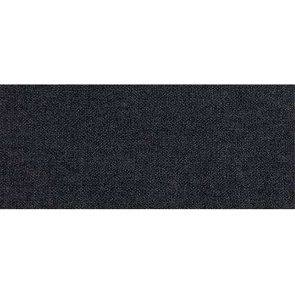 Gepolsterte, universell montierbare, ausziehbare U-Sitzgarnitur OXFORD schwarz/grau