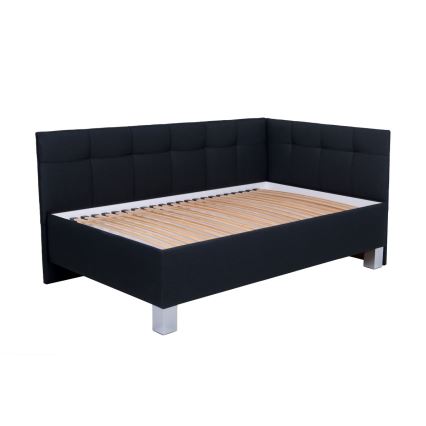 Gepolstertes Bett mit Stauraum ohne Matratze MARIA PETITE 120x200 cm Anthrazit