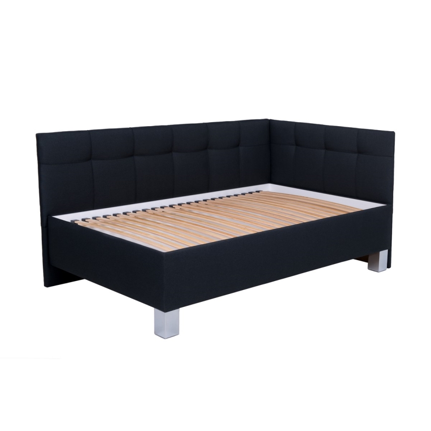 Gepolstertes Bett mit Stauraum ohne Matratze MARIA PETITE 120x200 cm Anthrazit