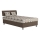 Gepolstertes Bett mit Stauraum und Matratze GEORGE 120x200 cm braun