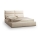 Gepolstertes Bett ohne Matratze BASIL 160x200 cm, beige