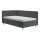 Gepolstertes Tagesbett mit Bettkasten und Matratze EMILE 110x200 cm grau