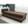 Gepolstertes Tagesbett mit Stauraum TALI 80x202 braun/beige