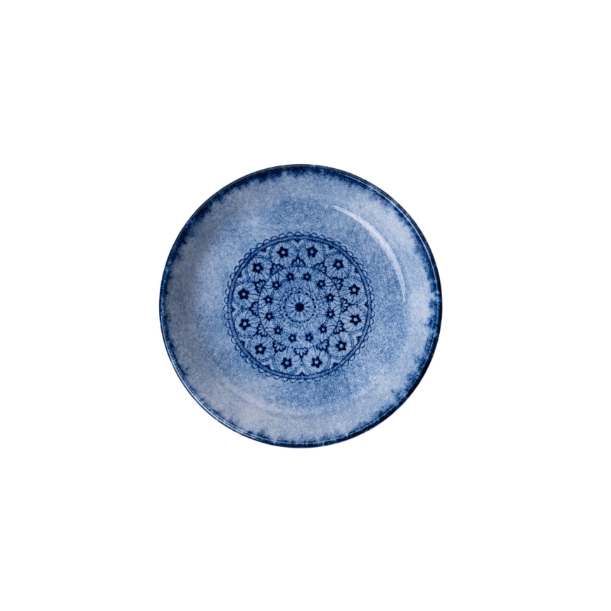 Geschirrset 27-teilig blau/Porzellan