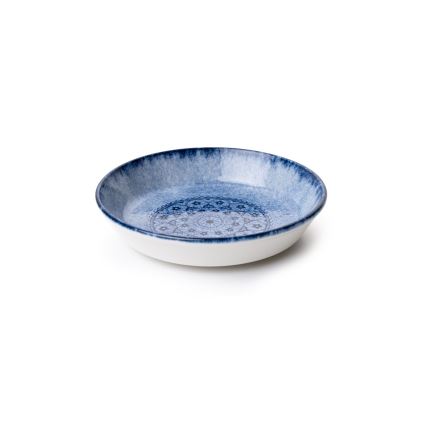 Geschirrset 27-teilig blau/Porzellan