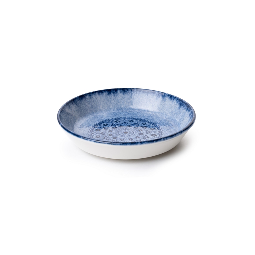Geschirrset 27-teilig blau/Porzellan