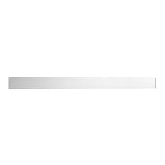 Gitterrost für Entwässerungsrinne 89,5x2,3 cm Edelstahl/silber