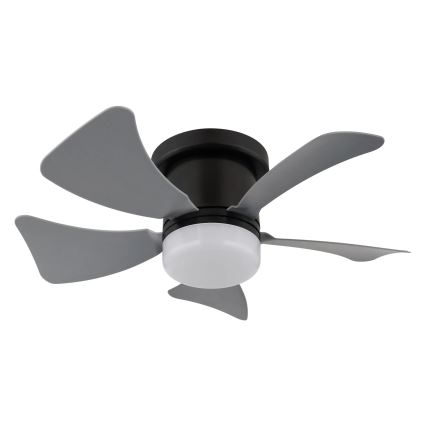 Globo - LED dimmbarer Deckenventilator LED/10W/230V 3000-6500K grau + Fernbedienung