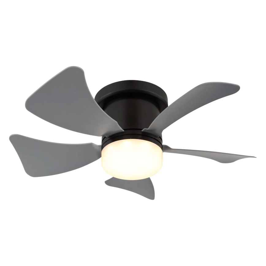 Globo - LED dimmbarer Deckenventilator LED/10W/230V 3000-6500K grau + Fernbedienung