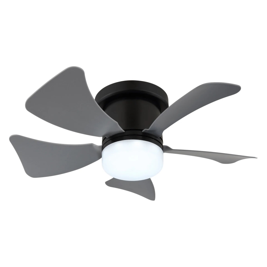 Globo - LED dimmbarer Deckenventilator LED/10W/230V 3000-6500K grau + Fernbedienung