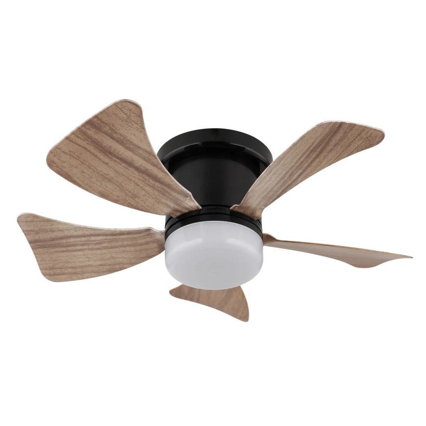 Globo - LED Dimmbare Deckenventilator LED/10W/230V 3000-6500K braun + Fernbedienung