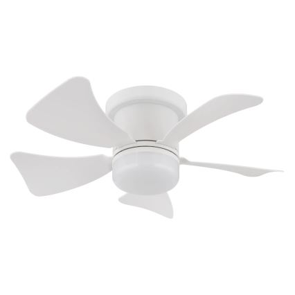 Globo - LED Dimmbare Deckenventilator LED/10W/230V 3000-6500K weiß + Fernbedienung