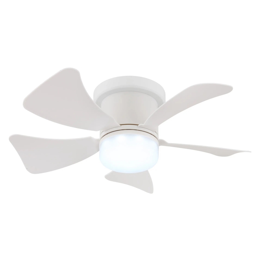 Globo - LED Dimmbare Deckenventilator LED/10W/230V 3000-6500K weiß + Fernbedienung