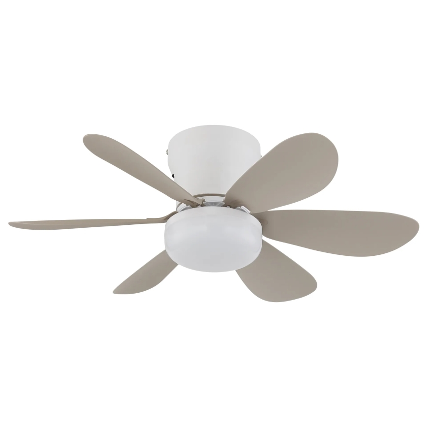 Globo - LED-dimmbarer Deckenventilator LED/5W/230V 2700-6500K beige + Fernbedienung