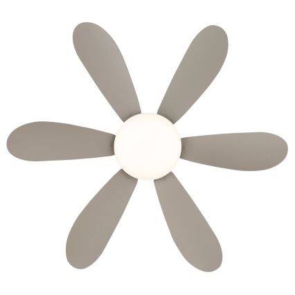 Globo - LED-dimmbarer Deckenventilator LED/5W/230V 2700-6500K beige + Fernbedienung