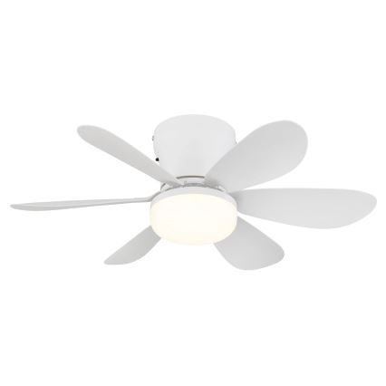 Globo - LED-dimmbarer Deckenventilator LED/5W/230V 2700–6500K weiß + Fernbedienung