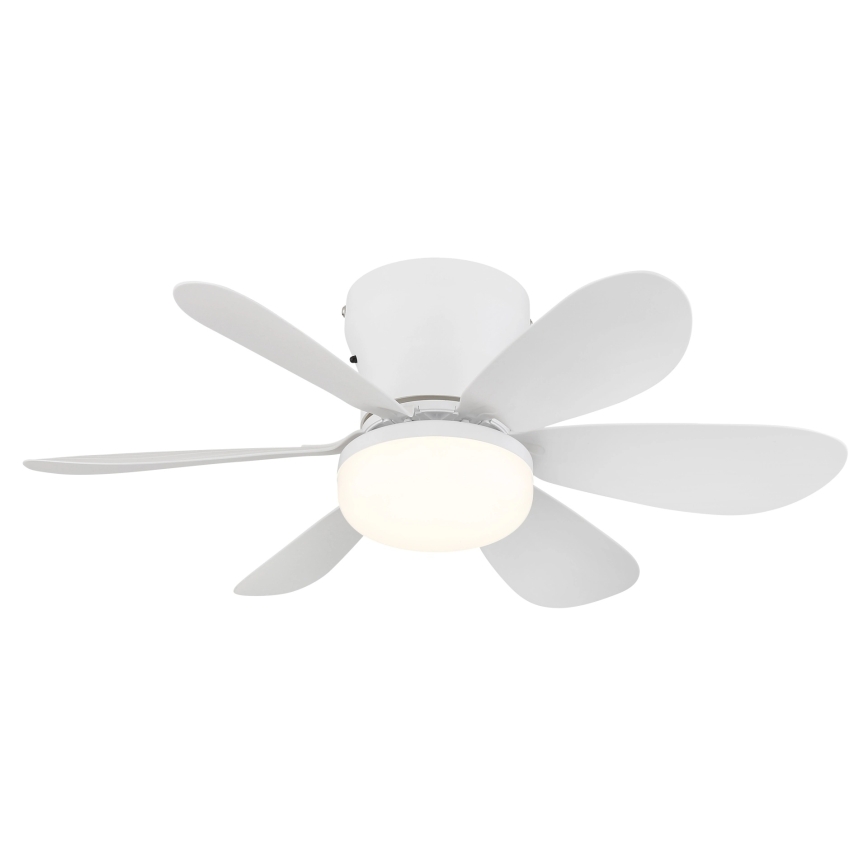 Globo - LED-dimmbarer Deckenventilator LED/5W/230V 2700–6500K weiß + Fernbedienung