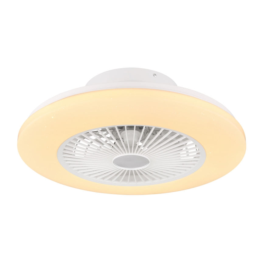 Globo – Dimmbare LED-Deckenleuchte mit Ventilator LED/30W/230V 3000-6500K + Fernbedienung