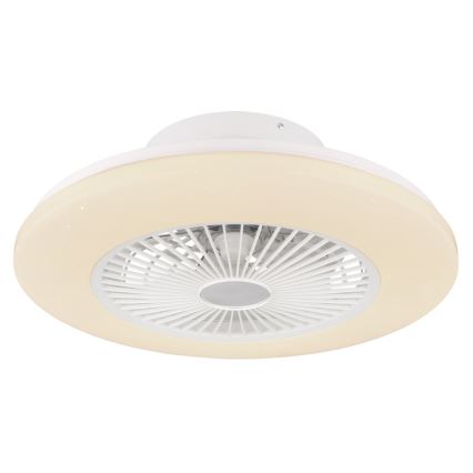 Globo – Dimmbare LED-Deckenleuchte mit Ventilator LED/30W/230V 3000-6500K + Fernbedienung