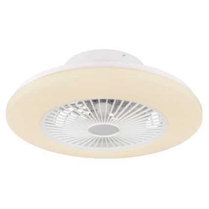 Globo – Dimmbare LED-Deckenleuchte mit Ventilator LED/30W/230V 3000-6500K + Fernbedienung