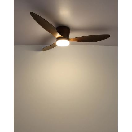 Globo - LED dimmbarer Deckenventilator LED/20W/230V 3000-6500K + Fernbedienung