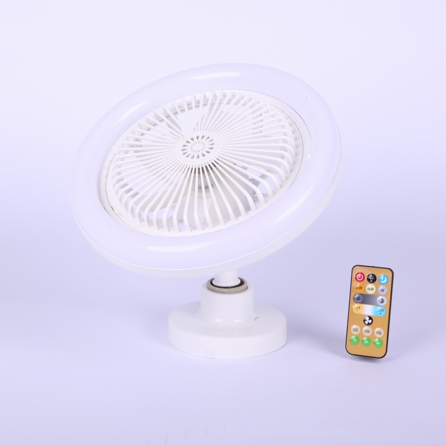 Globo - Dimmbarer LED-Deckenventilator LED/20W/230V 3000-6500K weiß + Fernbedienung