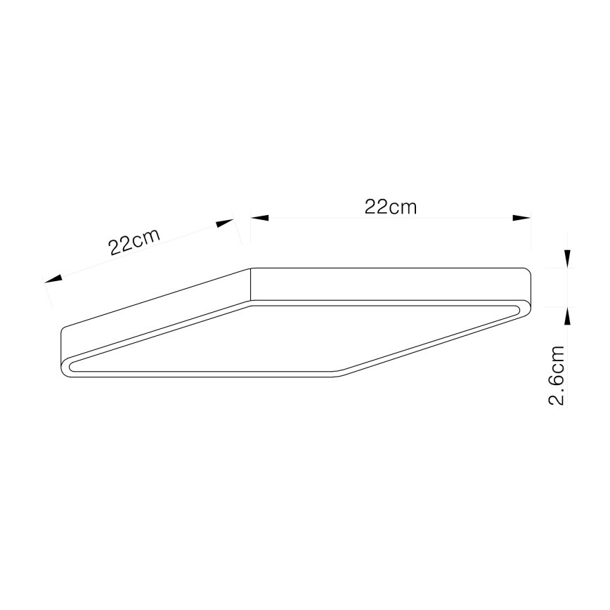 Globo - Dimmbare LED-Deckenleuchte LED/28W/230V