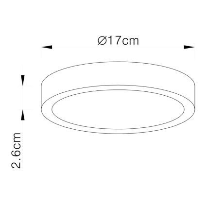 Globo - LED-Deckenleuchte LED/22W/230V