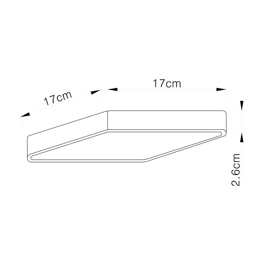 Globo 12367-22 - LED Deckenleuchte VITOS LED/22W/230V
