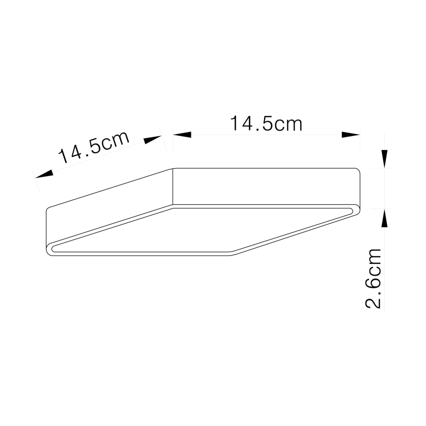 Globo - LED Deckenleuchte LED/15W/230V