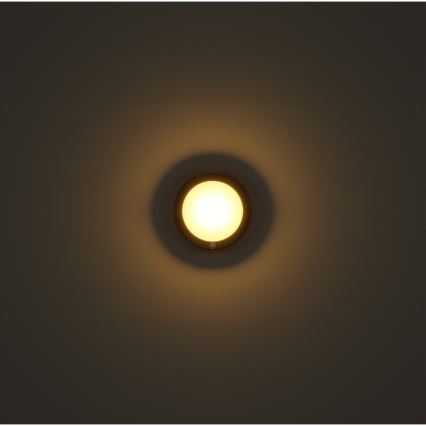 Globo - Aufladbare LED-Touch-Wandleuchte LED/1,2W/3,7V d 15 cm 1800 mAh schwarz