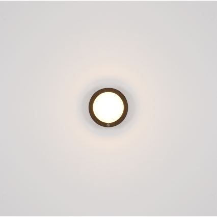 Globo - Aufladbare LED-Touch-Wandleuchte LED/1,2W/3,7V d 15 cm 1800 mAh schwarz