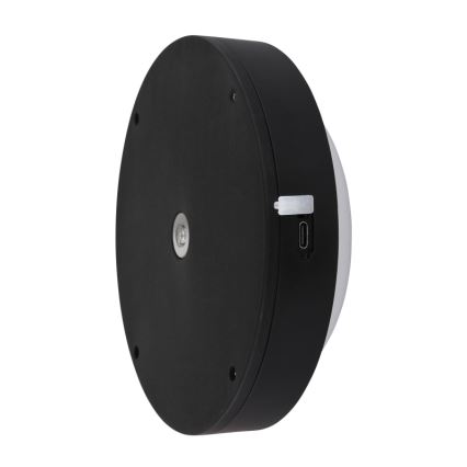 Globo - Aufladbare LED-Touch-Wandleuchte LED/1,2W/3,7V d 15 cm 1800 mAh schwarz