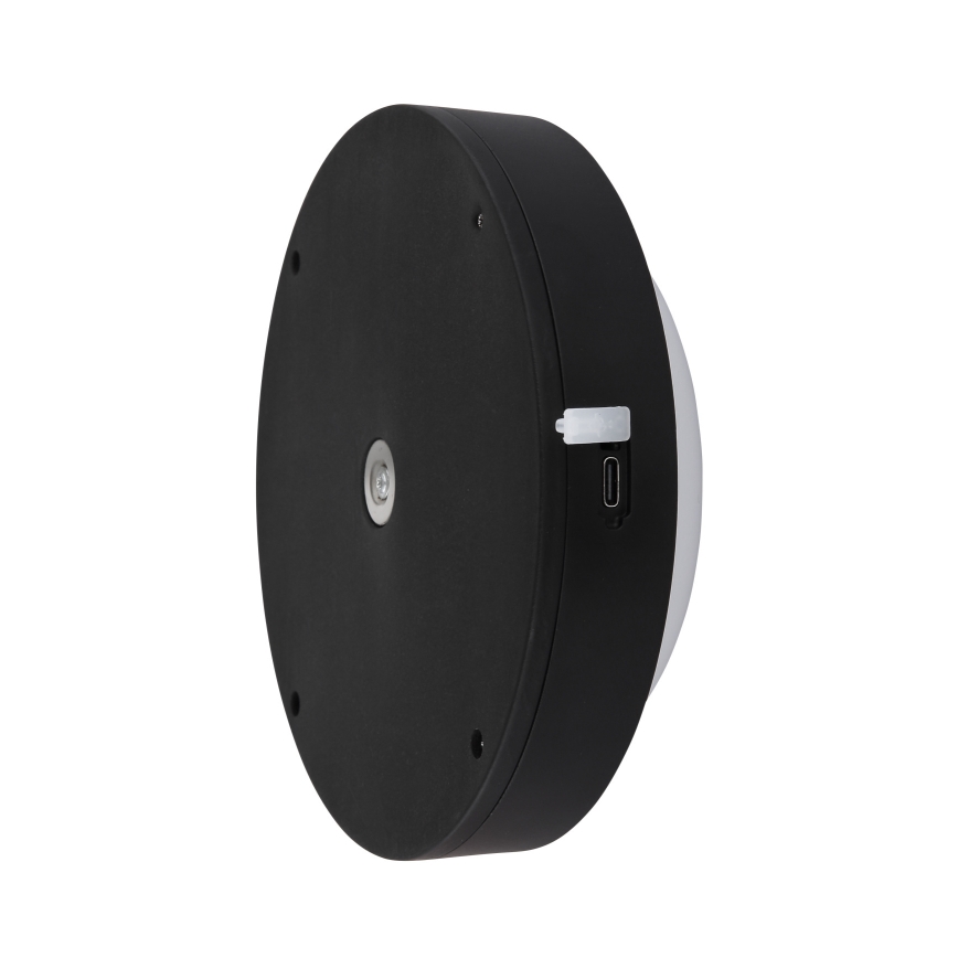 Globo - Aufladbare LED-Touch-Wandleuchte LED/1,2W/3,7V d 15 cm 1800 mAh schwarz