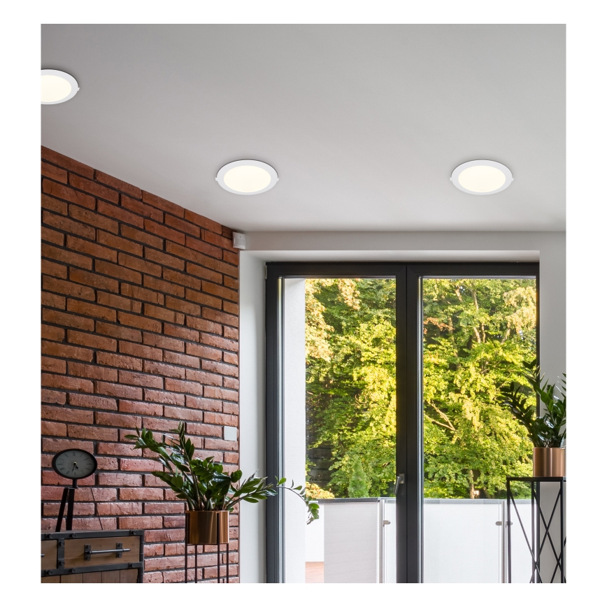 Globo - LED-Einbauleuchte LED/18W/230V 4000K d 22,4 cm
