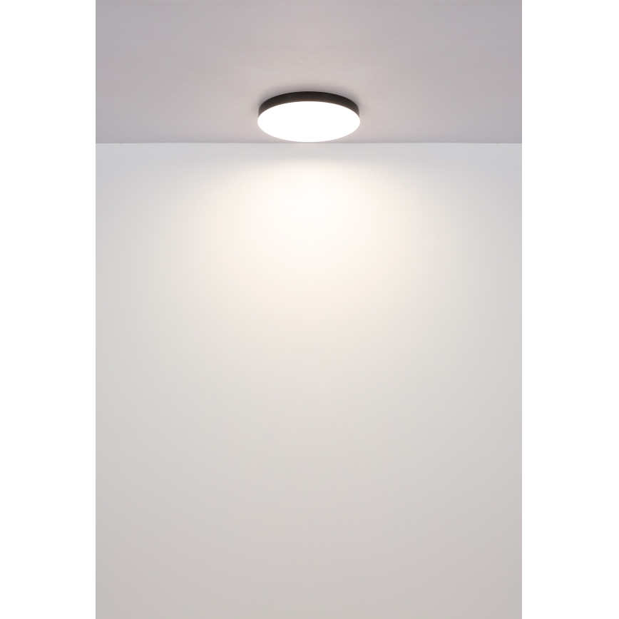 Globo - LED-Deckenleuchte LED/50W/230V 3000K/4000K/6500K d 50 cm schwarz